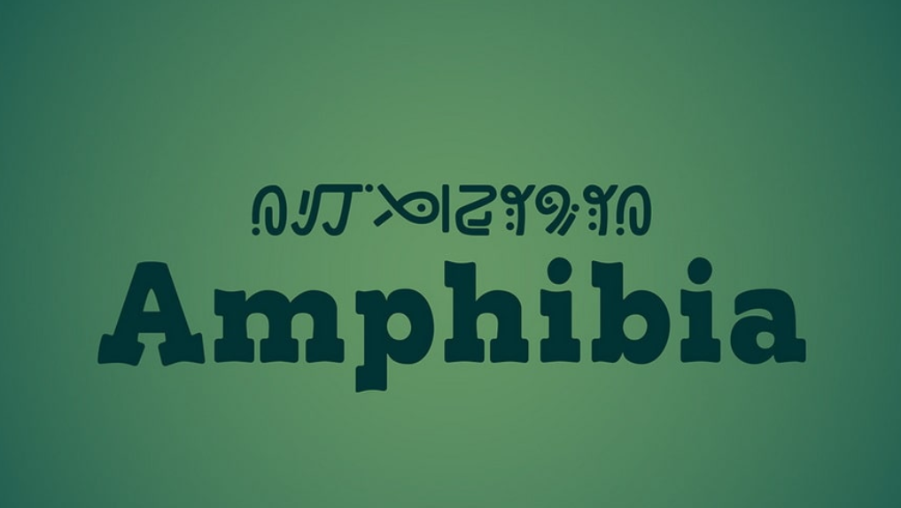 Amphibia Font