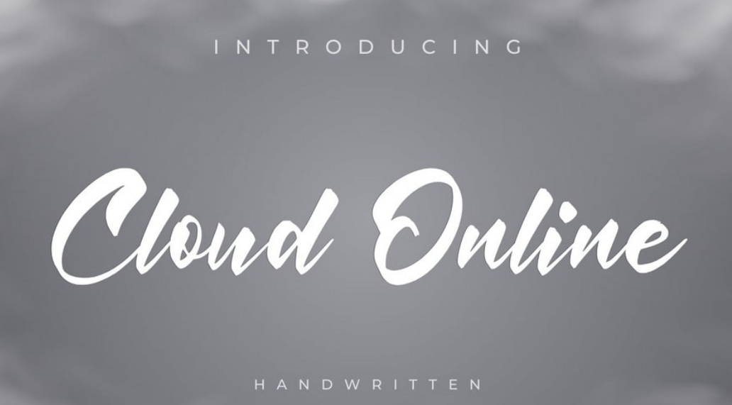 Cloud Online Font