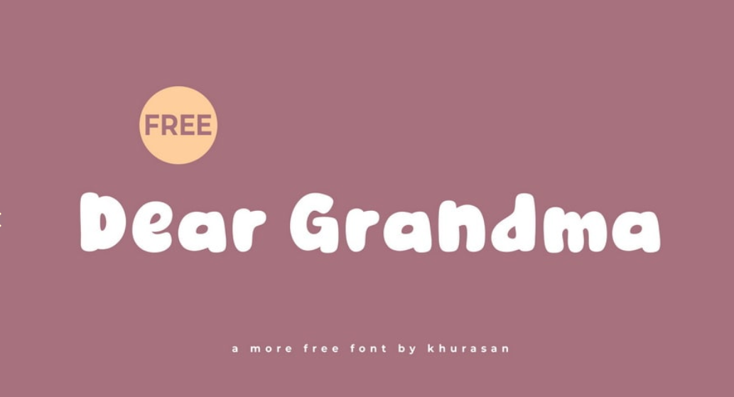 Dear Grandma Font