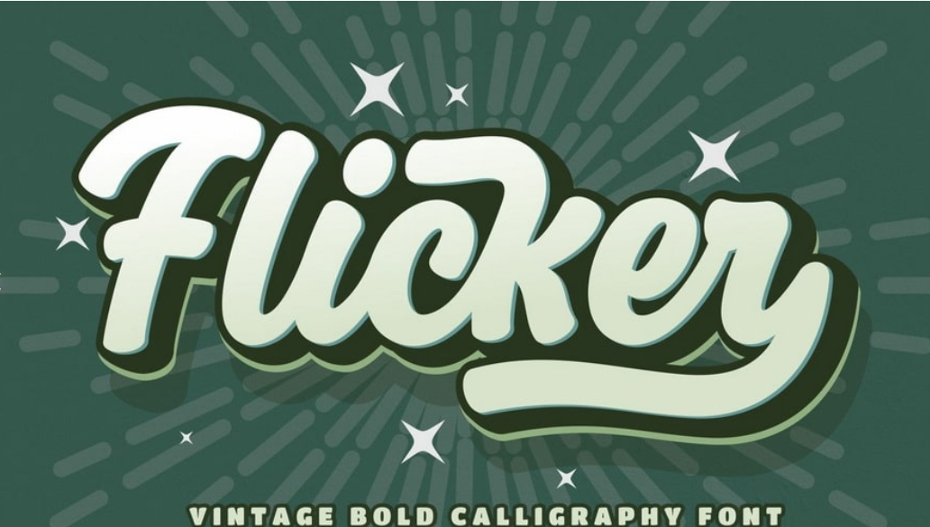 Flicker Font