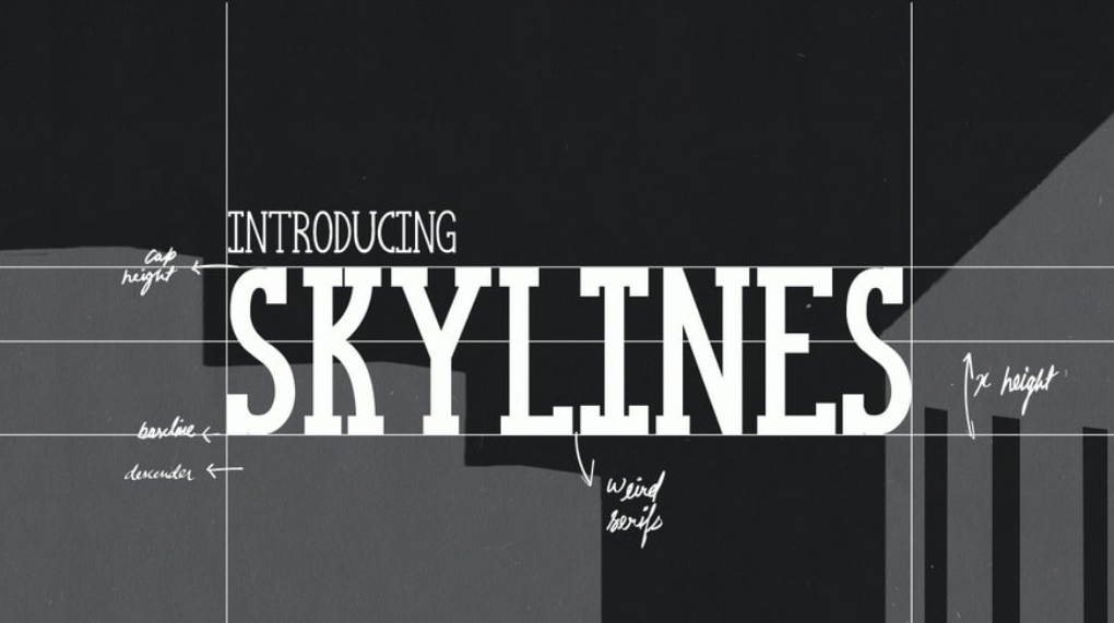 Skylines Font