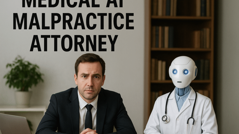 Medical AI malpractice attorney